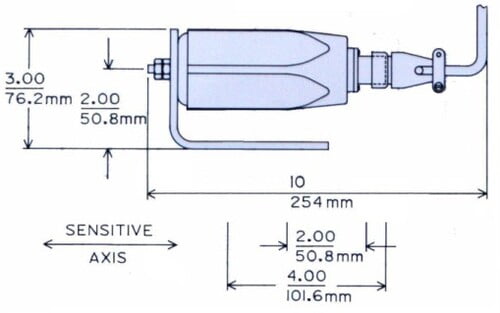 IRD546DP Inductive Velocity Direct Prod Sensor for Rotor Balancing IRD546DP Inductive Velocity Direct Prod Sensor for Rotor Balancing